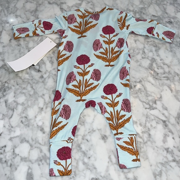 NWT PINK CHICKEN BAMBOO PINK DANDELION ROMPER - Picture 11 of 11